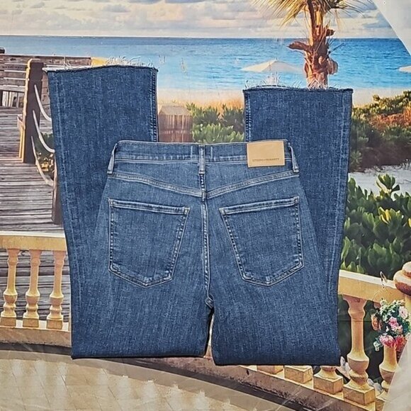 Citizens of Humanity Vintage Premium 5 Button Raw Hem Bootcut Jeans Size 26 - Picture 10 of 10